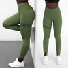 Women Workout Polyester V-Waist Slim Leggings